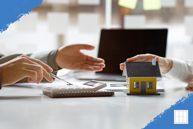 The Loan Officer Explains The Mortgage Contract To The Buyer.