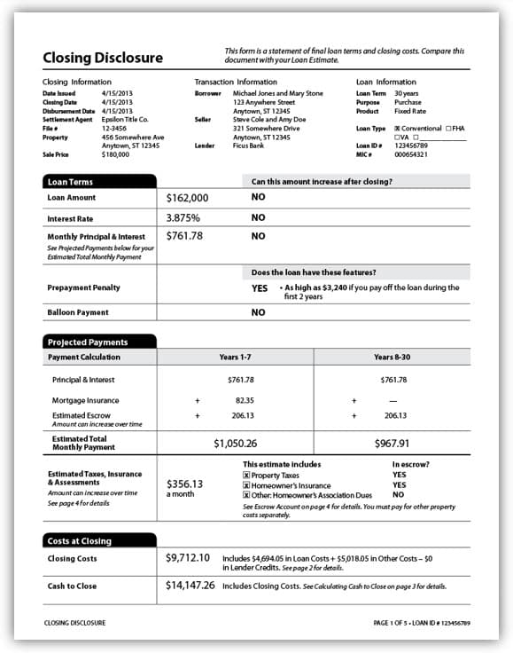 Closing-Disclosure-Page-1