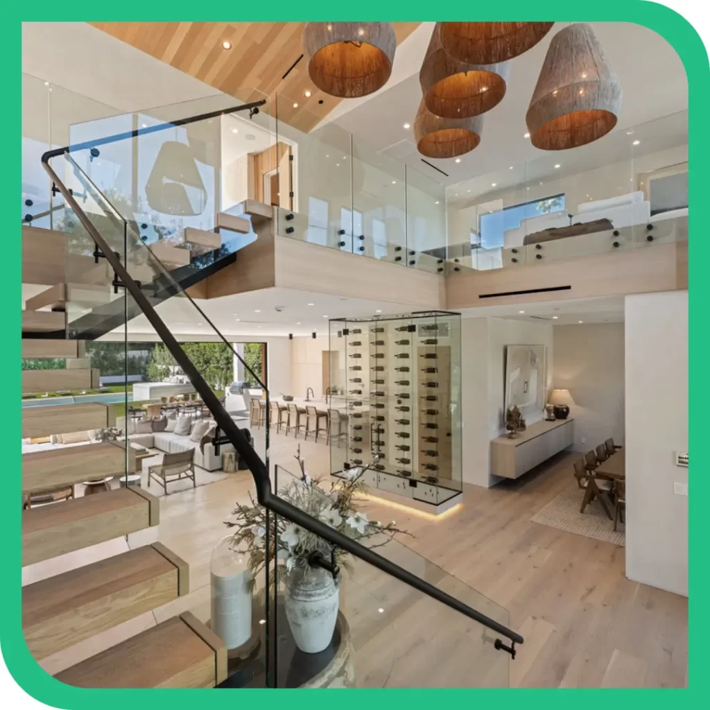 Luxury home interior in kansas city